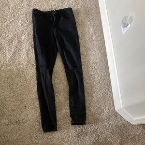 black skinny jeans